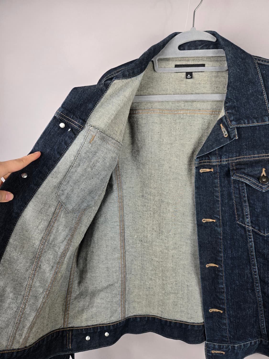 [무료배송]유니클로 XL 남성 스판 데님 청 자켓 상품이미지6