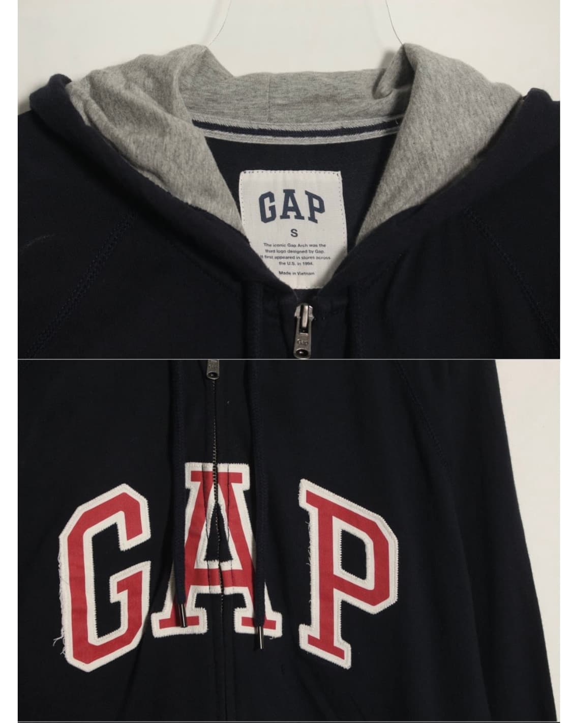 GAP 네이비 후드집업 상품이미지2