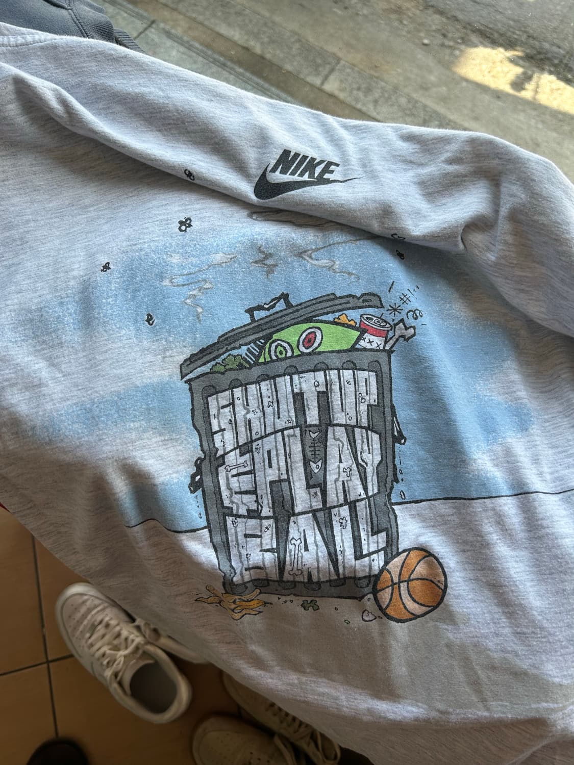 90’s 나이키 Shut up play ball 티셔츠 상품이미지1