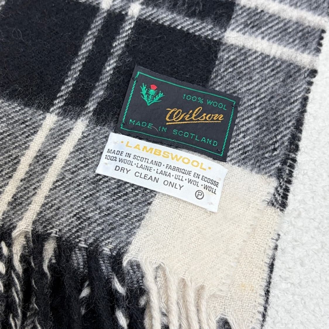 WILSON 스코트랜드 램스울 100% 머플러 상품이미지4