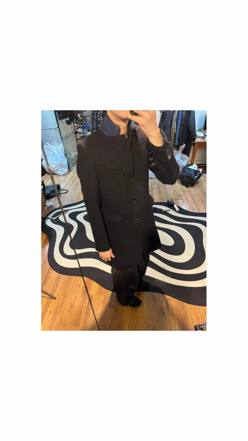 Diesel 디젤 카라 블루 포인트 코트 상품이미지1