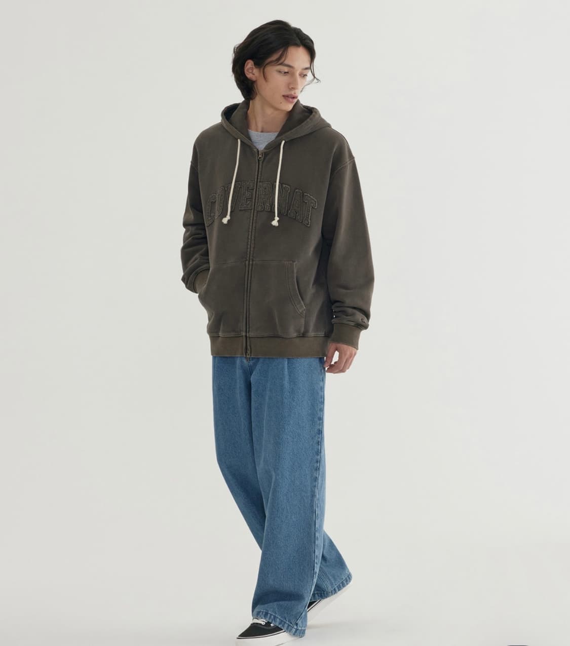 커버낫 피그먼트 후드집업 상품이미지2