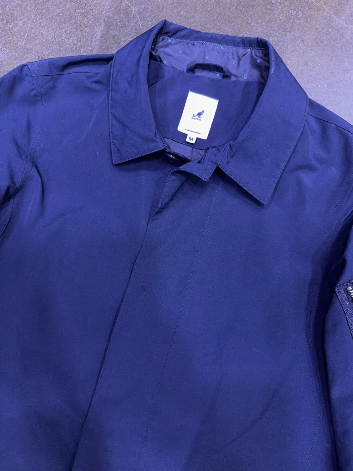 캉골 맥코트 발마칸 트렌치코트 네이비 M 상품이미지3