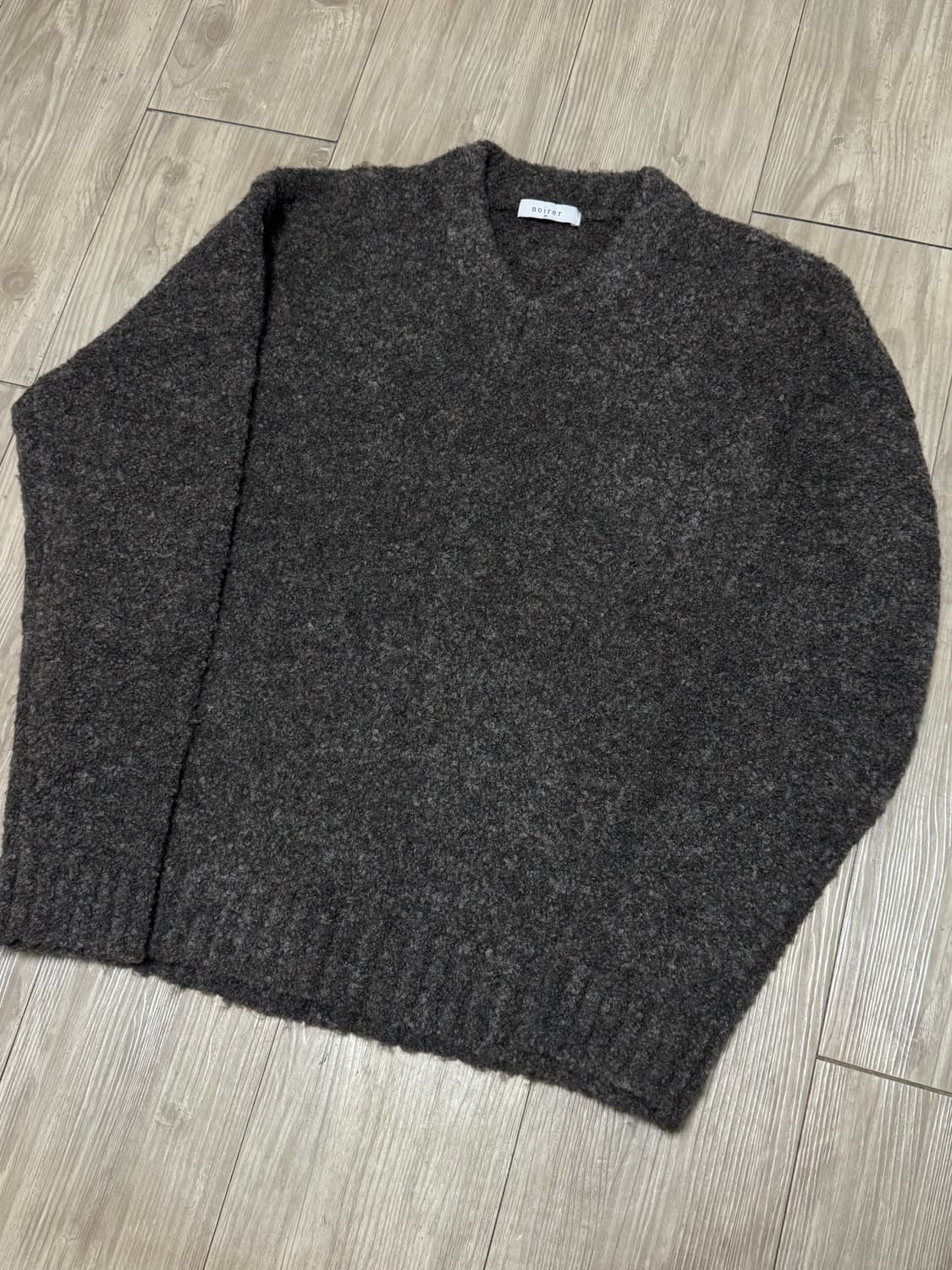 새제품) 노이어 / 부클니트 멀티그레이 / 48 ( 100~105 ) 상품이미지5