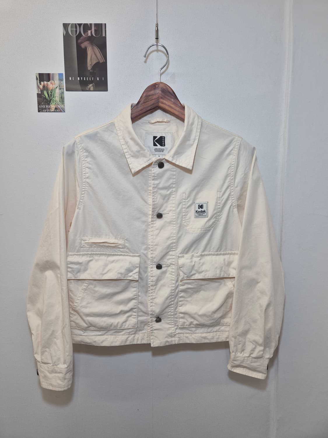 코닥의 베이지색 자켓  S
사이즈 상품이미지1