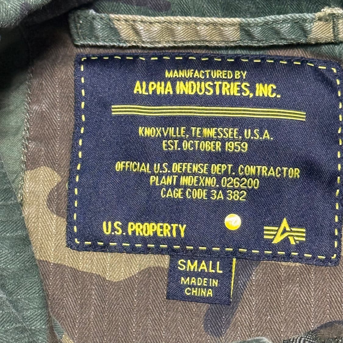 Alpha Industries 우드 랜드 월드 투어 필드 자켓 상품이미지4