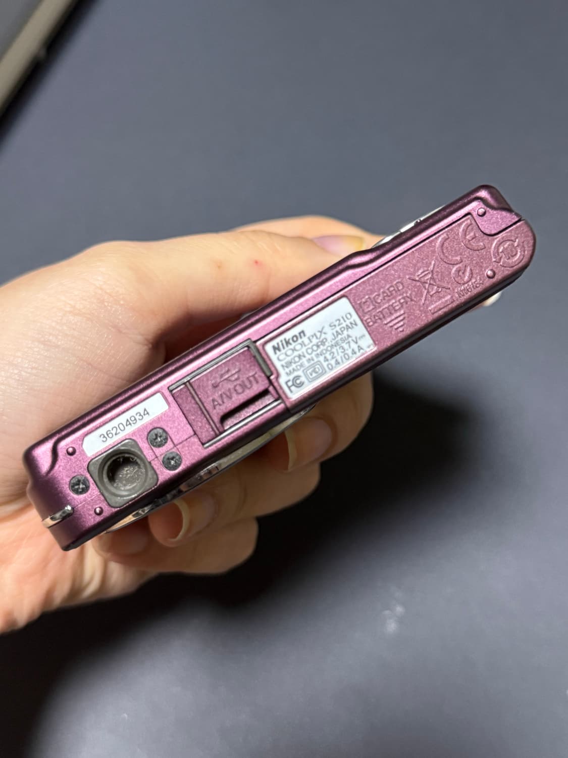 📸 니콘 쿨픽스 S210 와인컬러 디카 상품이미지5