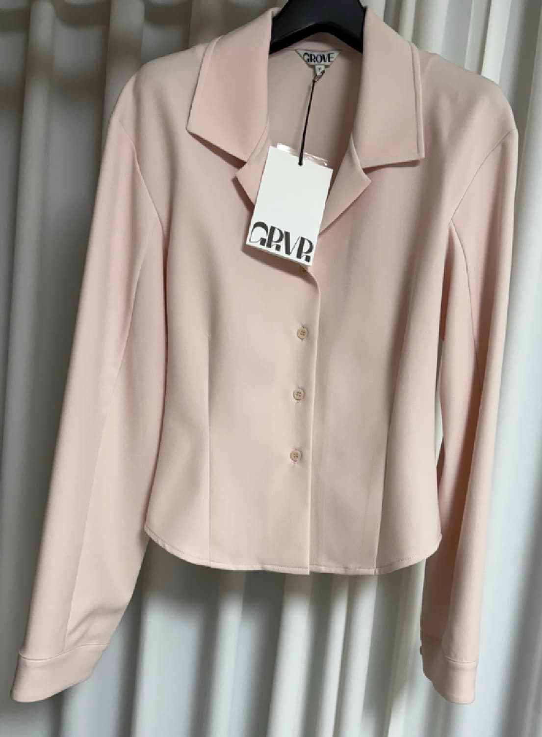 그로브 베로 블라우스 핑크 상품이미지1