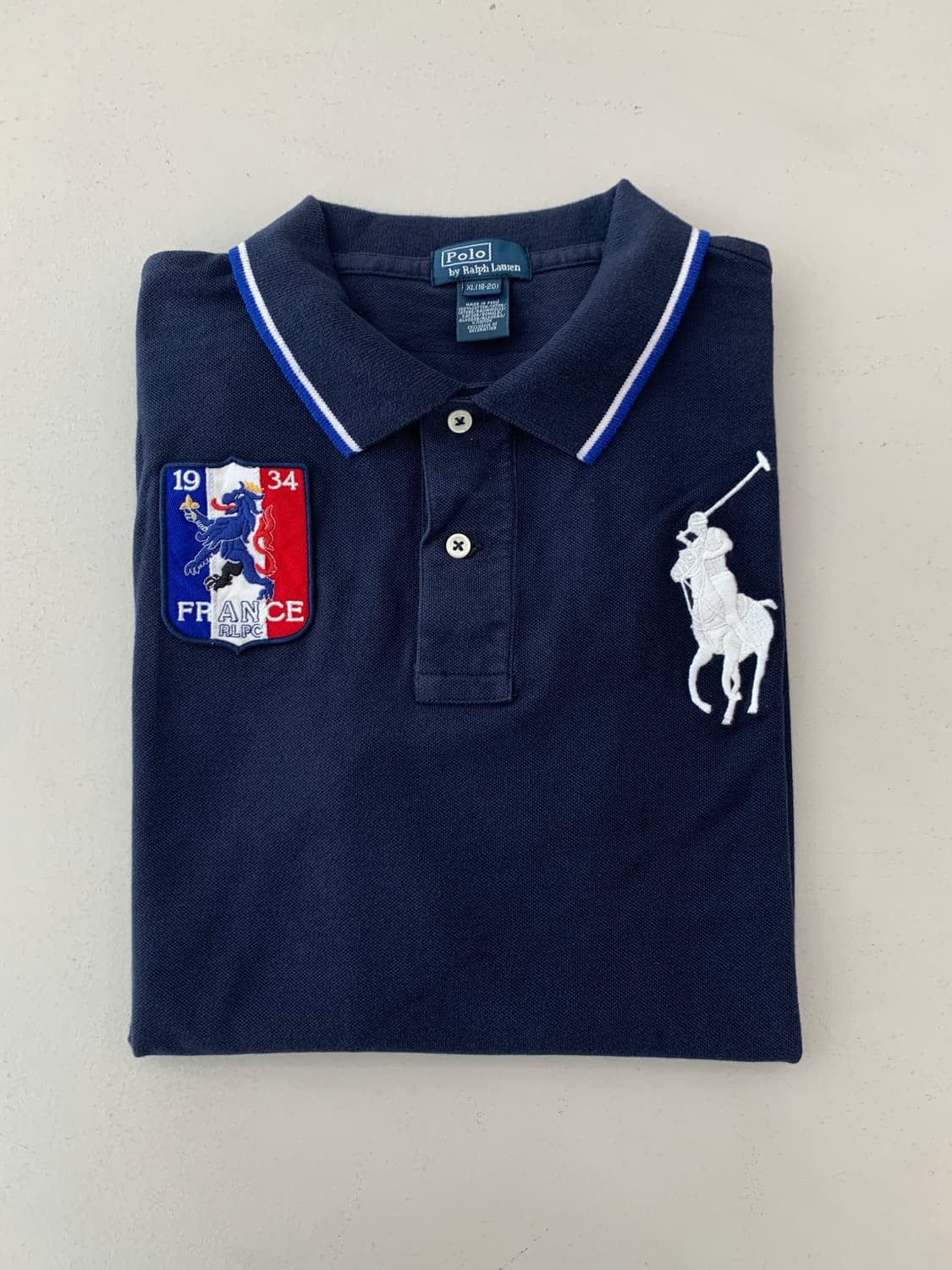 폴로 랄프로렌 보이즈 프랑스 빅포니 카라티 XL(18-20) 상품이미지4