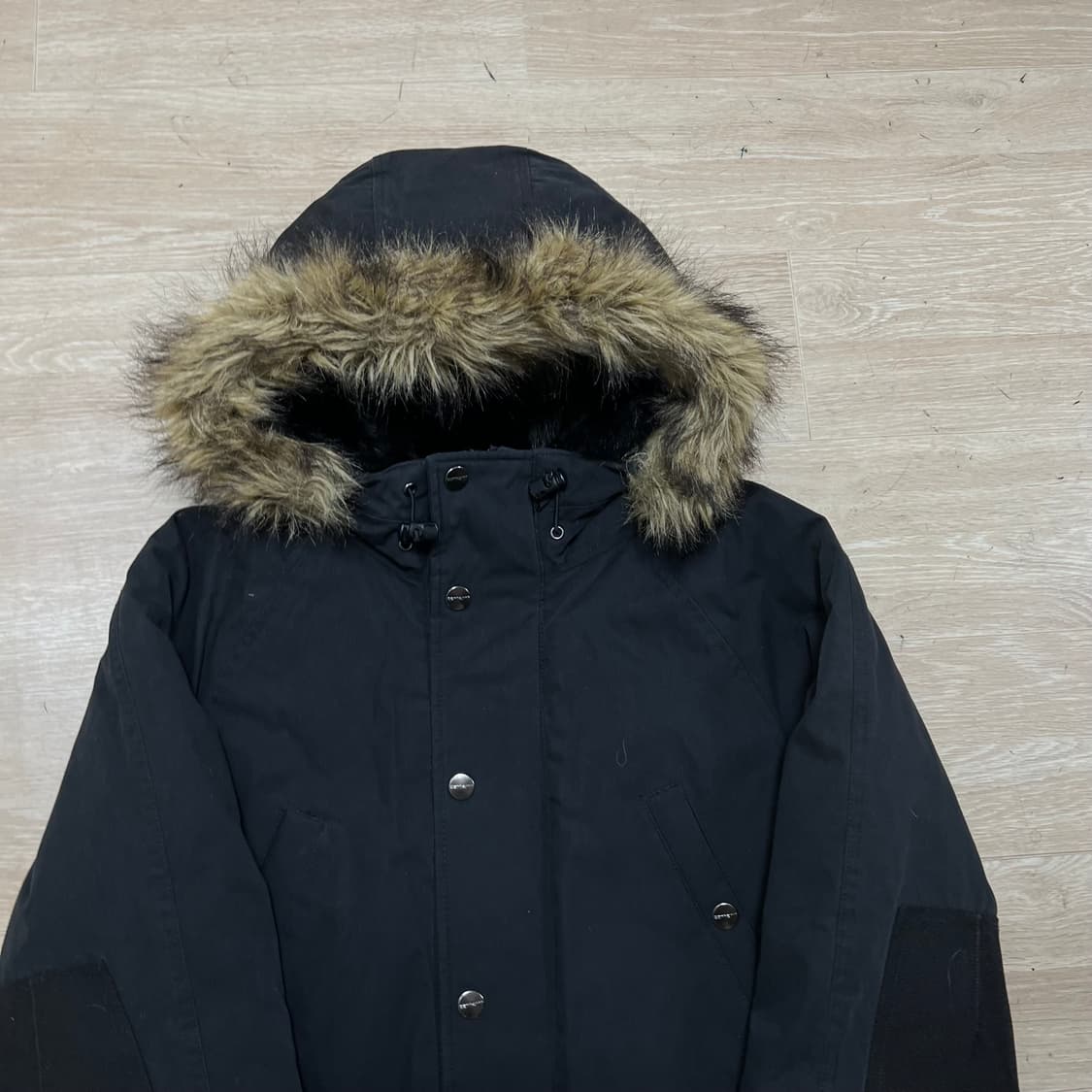 칼하트 트래퍼 와펜 퍼후드 야상 롱패딩 파카 [블랙] S/90 상품이미지2