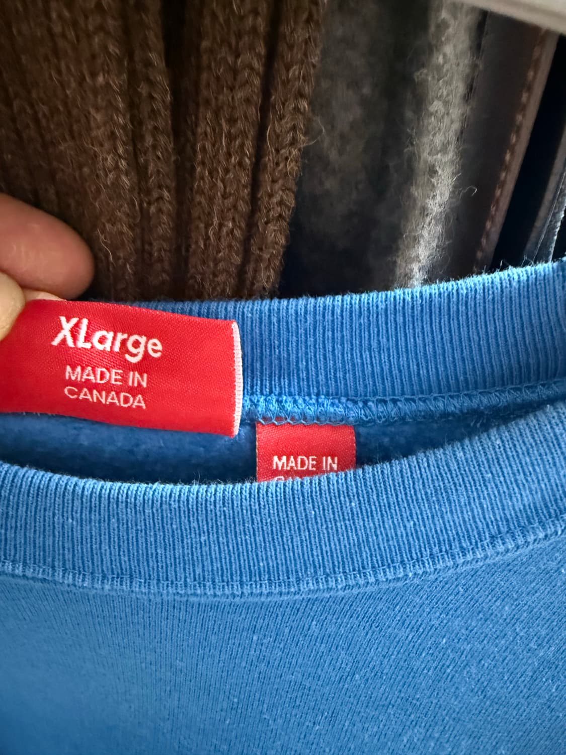 슈프림 박스로고 블루 XL 상품이미지4