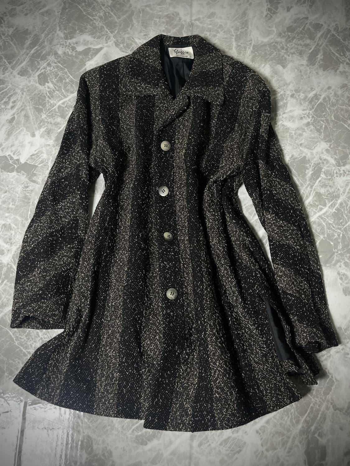 stripe long coat 상품이미지1