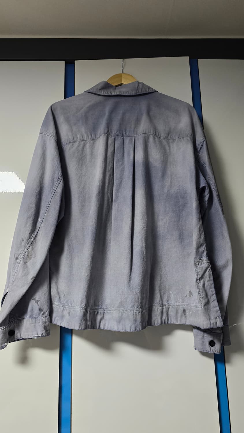 [1] ANCELLM 안셀름 샴브레이 셔츠 자켓 더스티 퍼플 상품이미지4