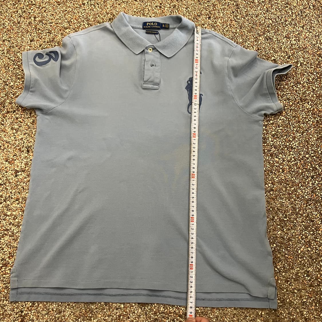 214 폴로 빅포니 카라 반팔 스카이블루 상품이미지5