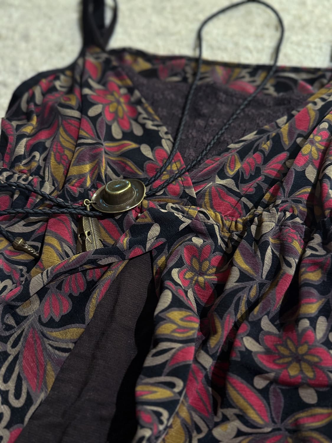 Ethnic Slit Sleeveless Blouse 0262 상품이미지4