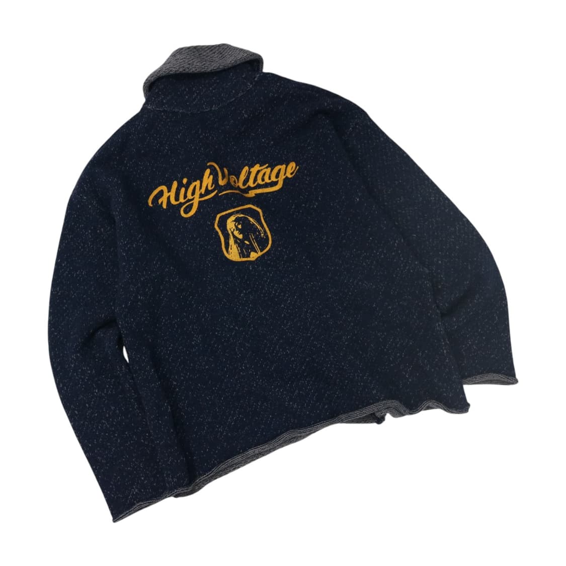 히스테릭글래머 백로고 자수 더블 브레스티드 쇼울 칼라 가디건 상품이미지1