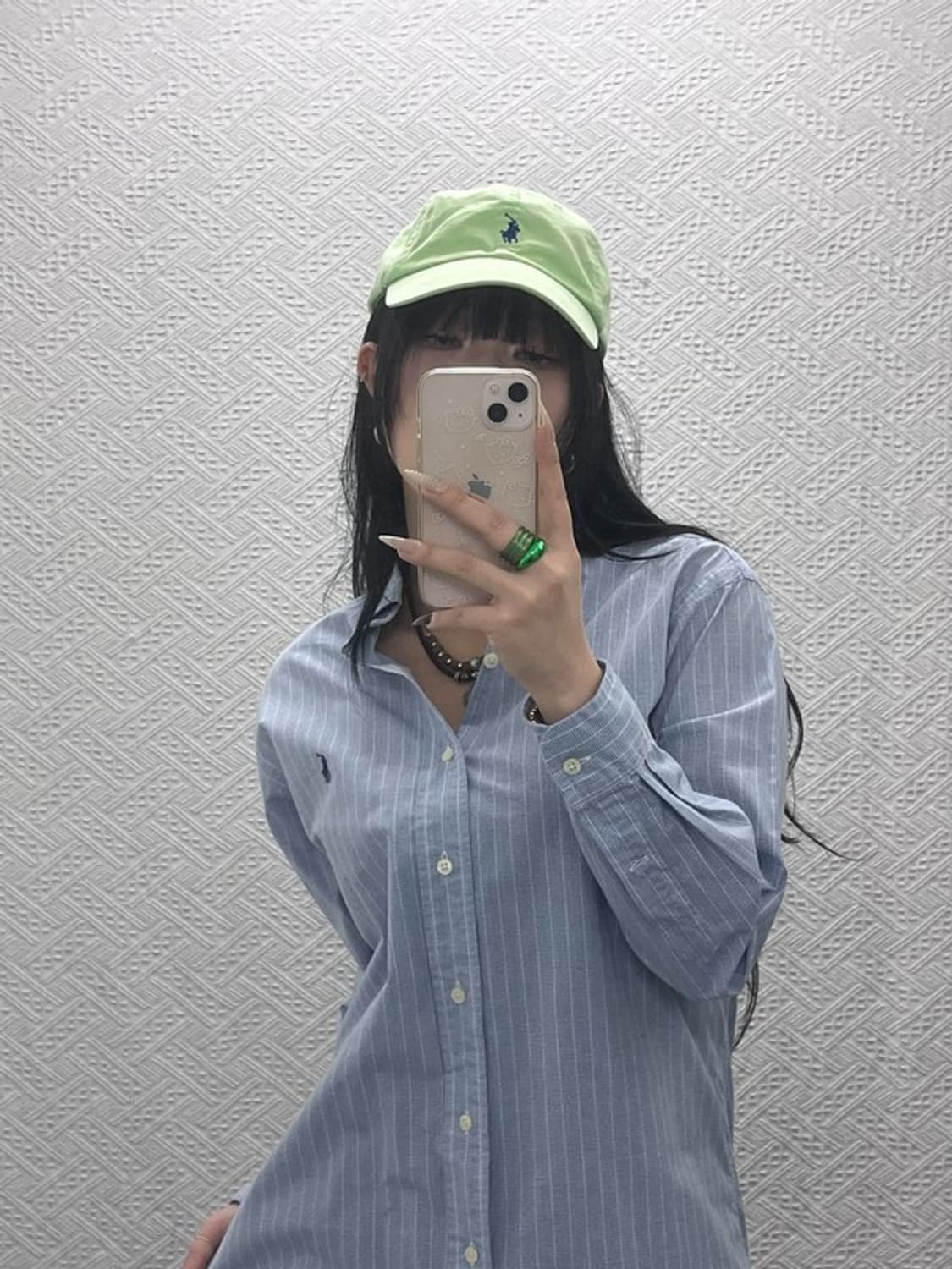 폴로 랄프로렌 캐주얼 피스타치오 그린 볼캡 C08434 상품이미지2