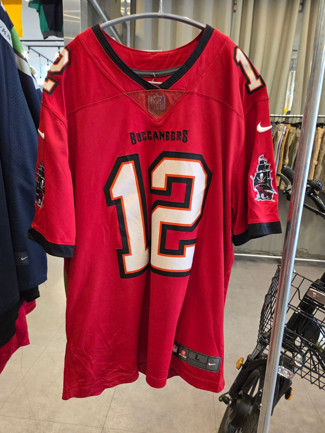[L] 나이키 NFL 탬파베이 ‘톰 브래디’ 베이퍼 리미티드 자수 저지 상품이미지1