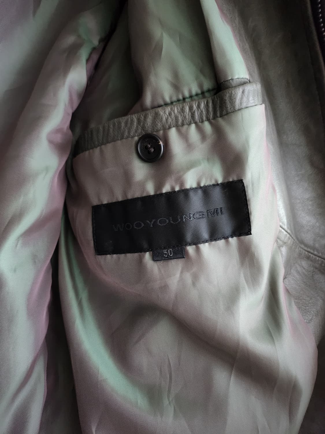 우영미 남성 가죽자켓  상품이미지5