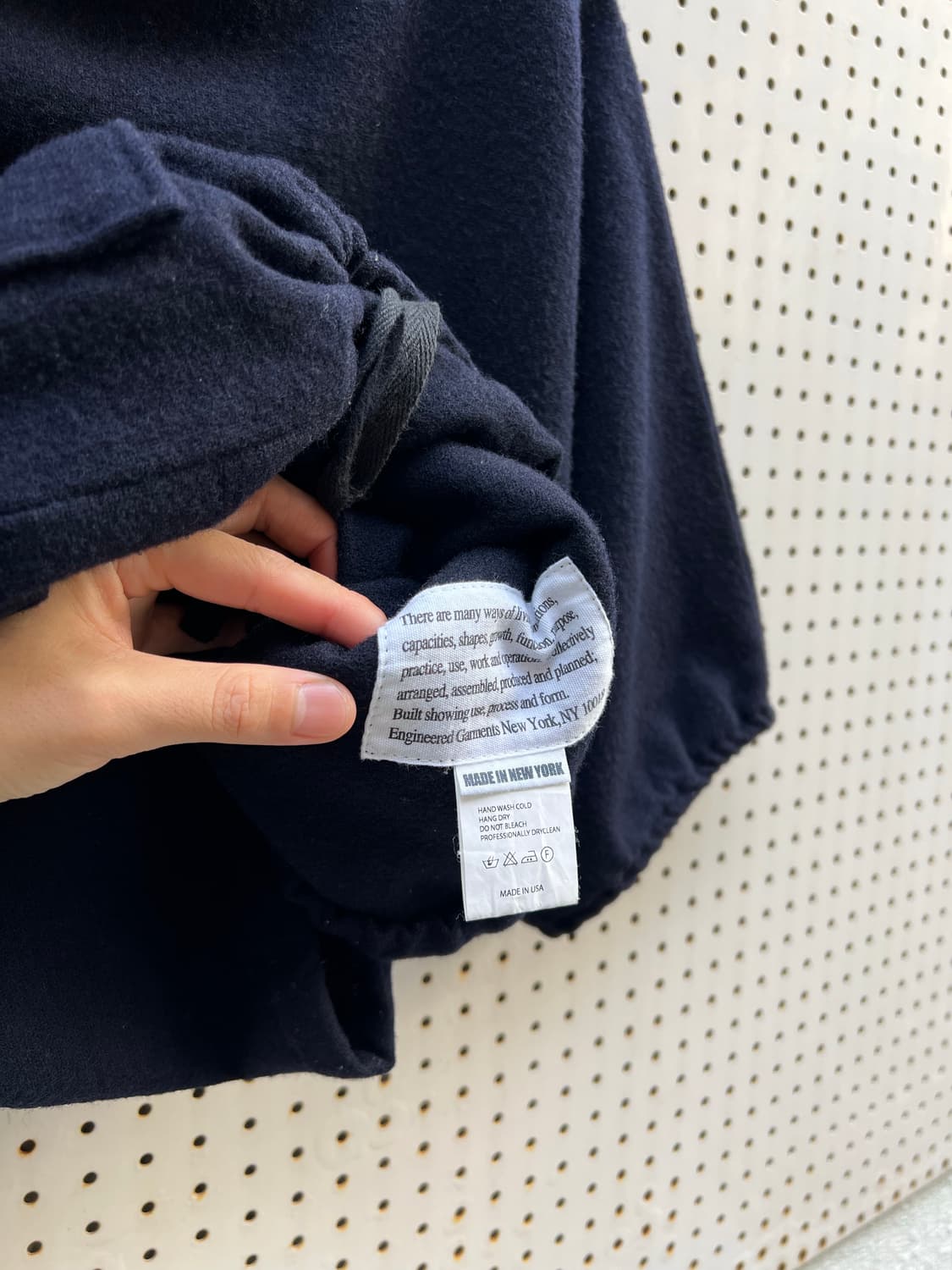 ENGINEERED GARMENTS WOOL HALF T 엔가울반팔 상품이미지6