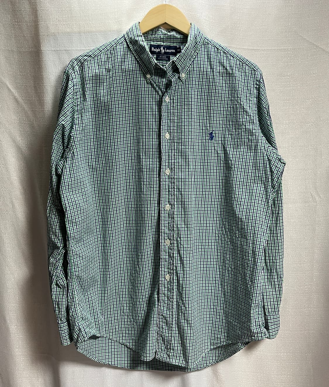 공용 폴로랄프로렌 잔체크 셔츠 남방 100 상품이미지1