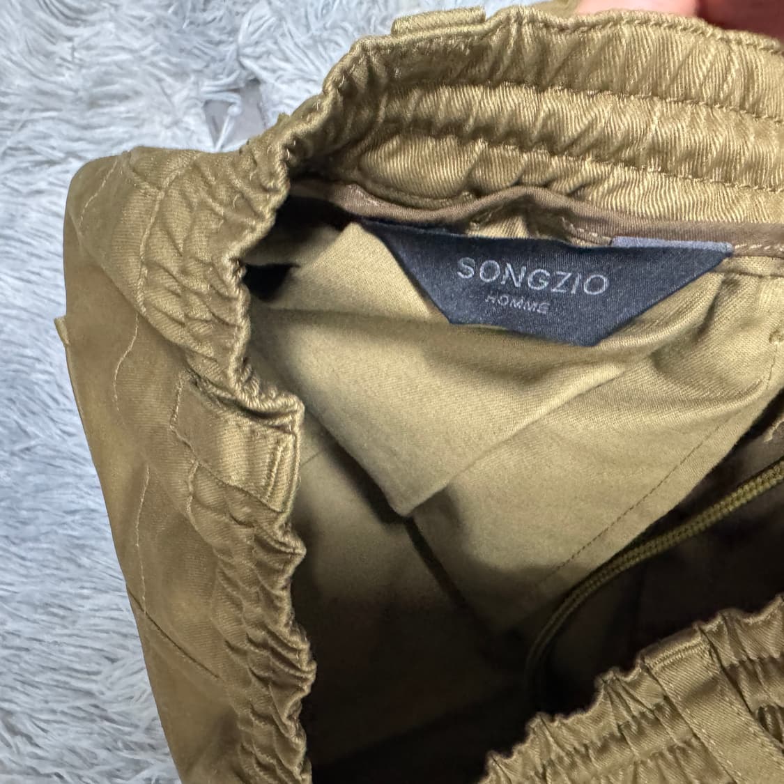 송지오옴므  카키 팬츠 48 (82) 사이즈 상품이미지3