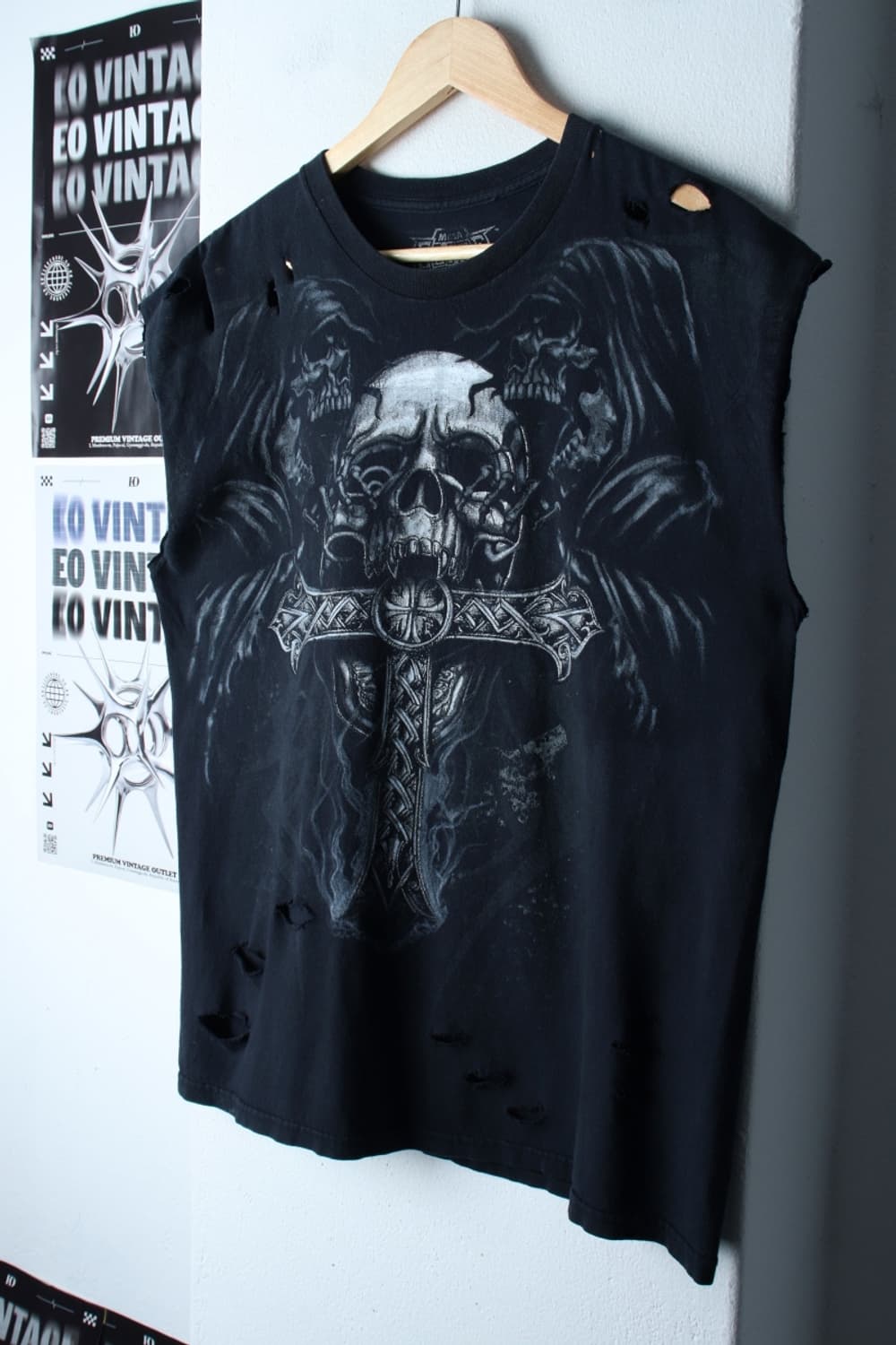 (L-XL) 브랜드빈티지 반팔 티셔츠 커스텀 리폼 그런지-199976 상품이미지1