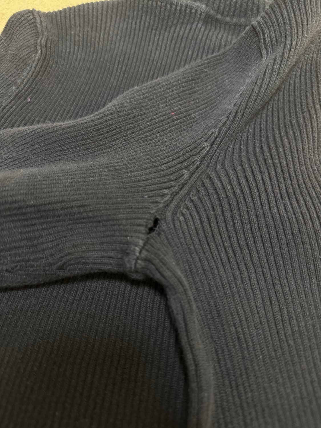 turtleneck knit washed black  상품이미지7