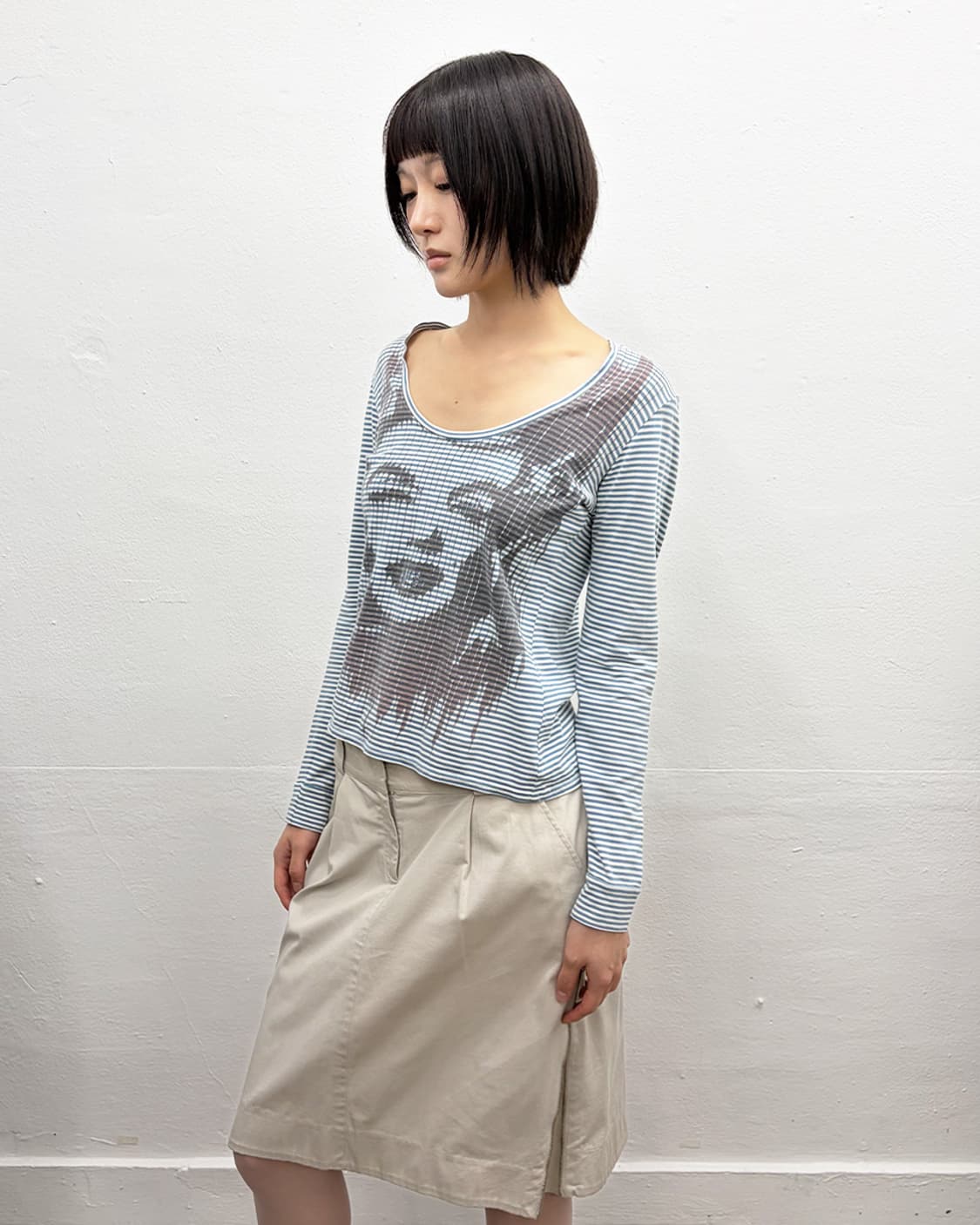 끌로에 by 피비 파일로 마릴린 먼로 그래픽 탑 상품이미지3