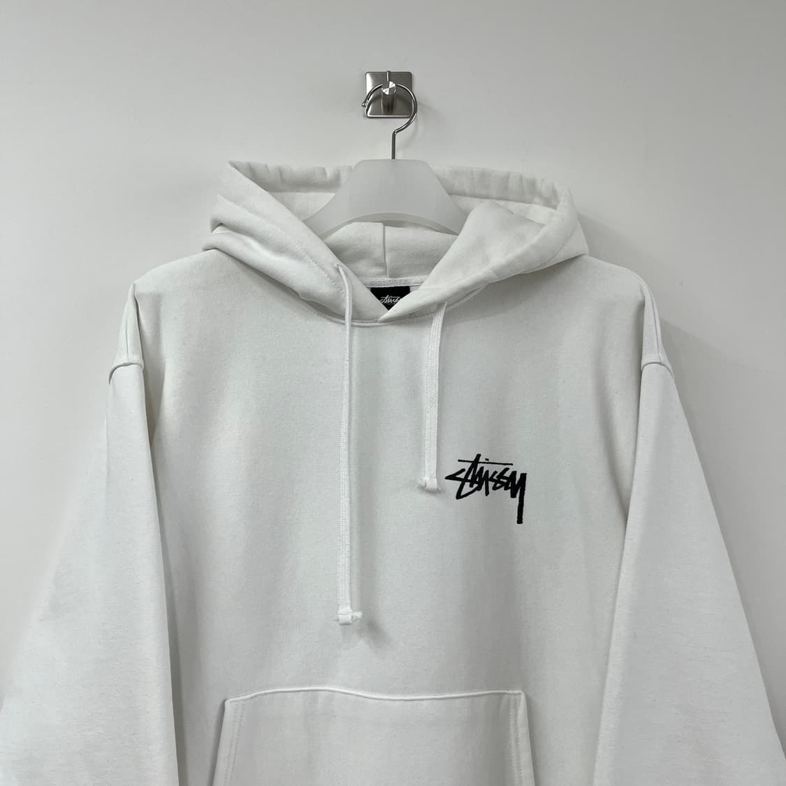 스투시 8볼 페이드 화이트 후드티 상품이미지4
