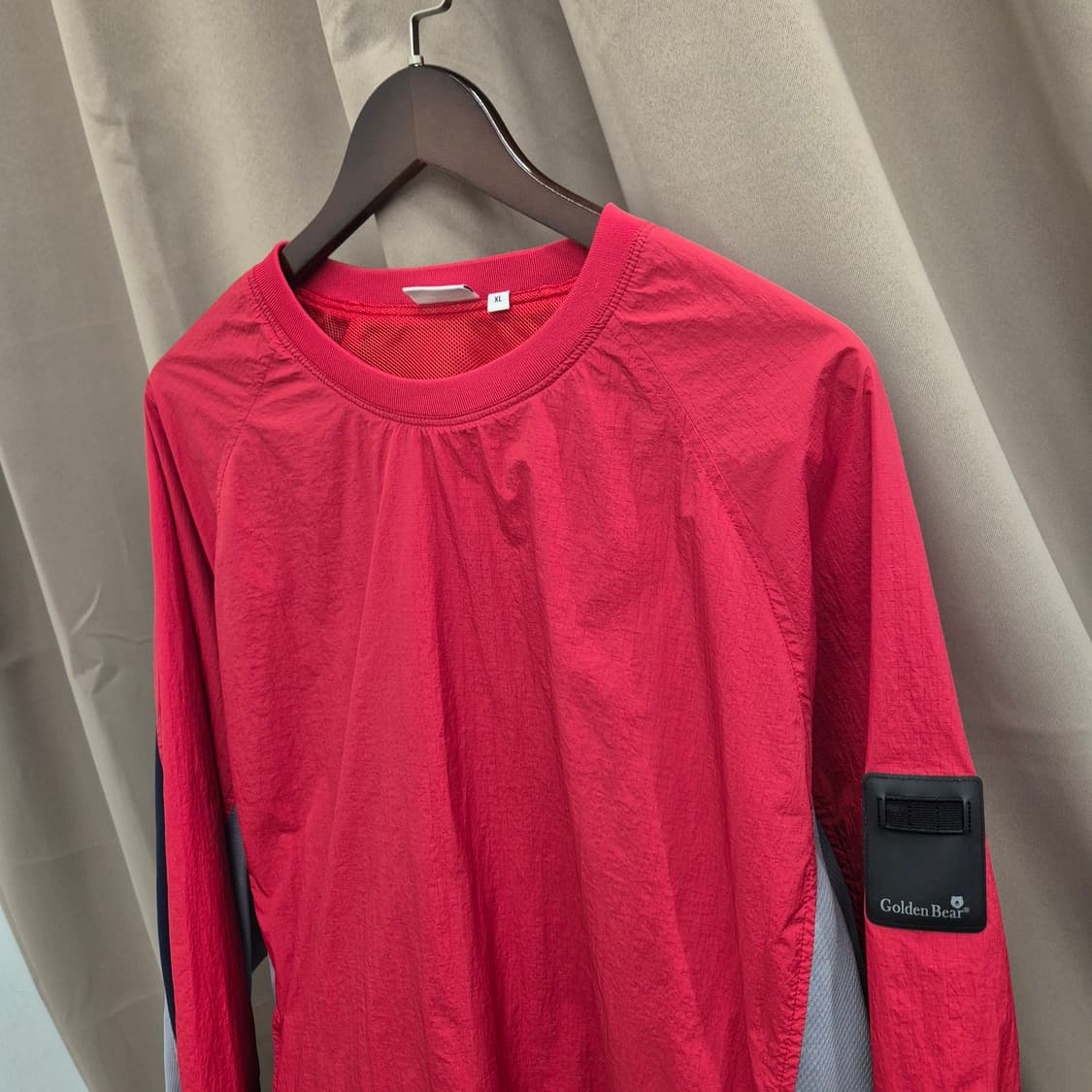 골든베어 골프 컬러블록 우븐 바람막이 긴팔 상품이미지2