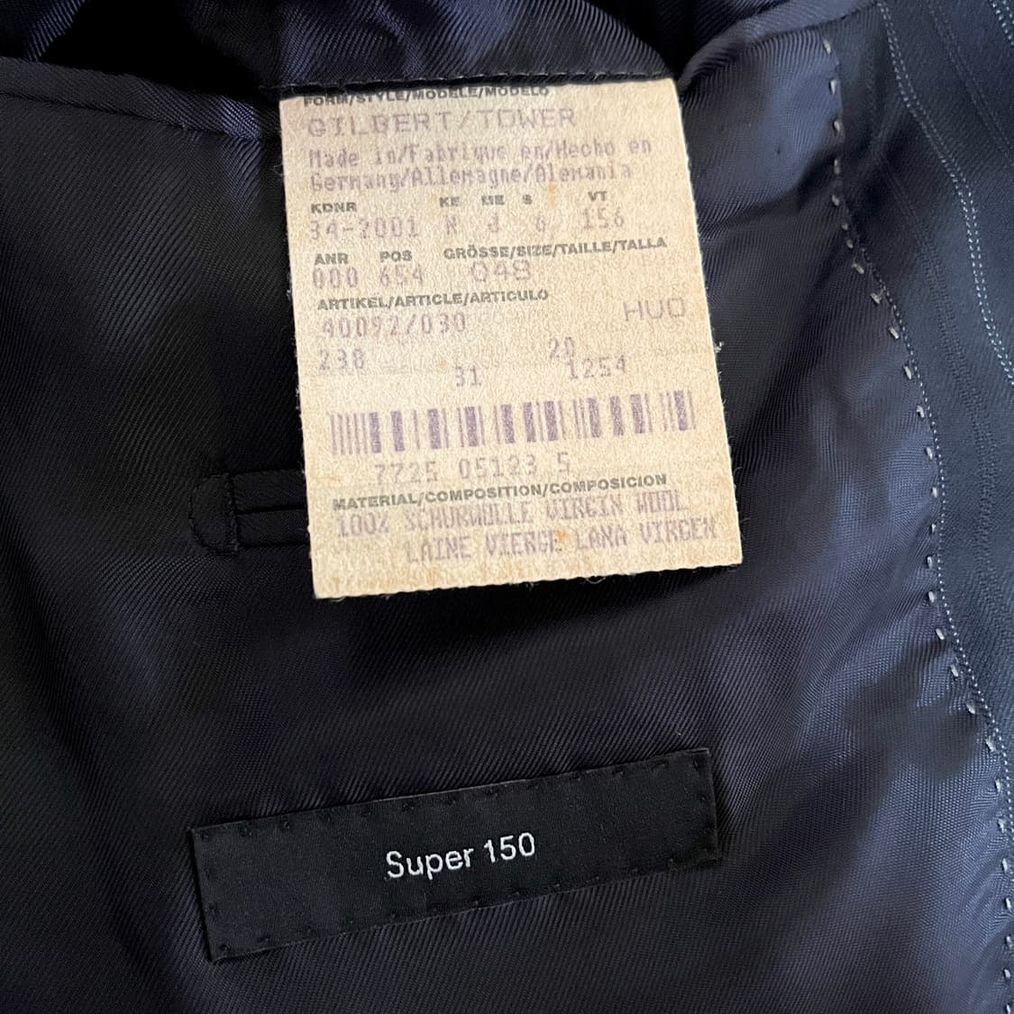 48) 휴고 보스 셀렉션 수트 셋업 Made in Germany 상품이미지9