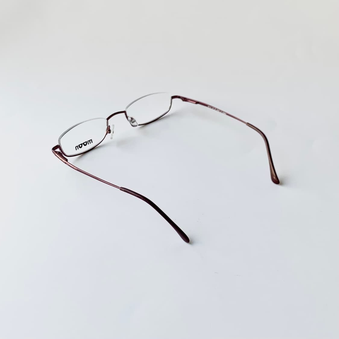 753 데드스탁 언더림 역반무테 스퀘어 빈티지안경 상품이미지5