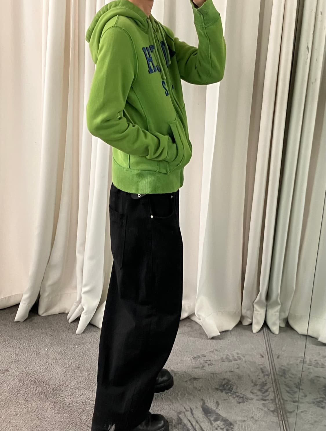 아베크롬비 그린 후드집업 S 상품이미지6