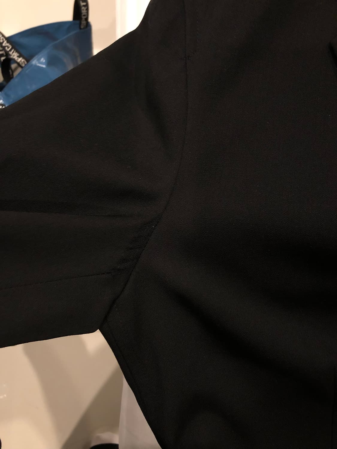 요지야마모토 뿌르옴므 17ss 테일러드 비대칭 재킷 상품이미지6