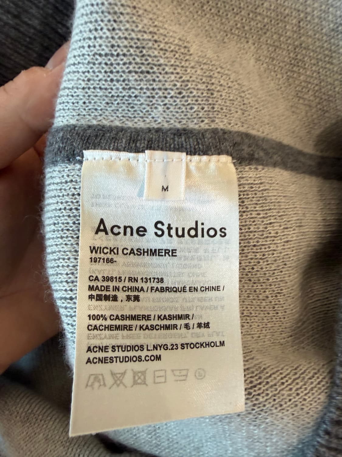 [M] 아크네 캐시미어 후디 상품이미지4