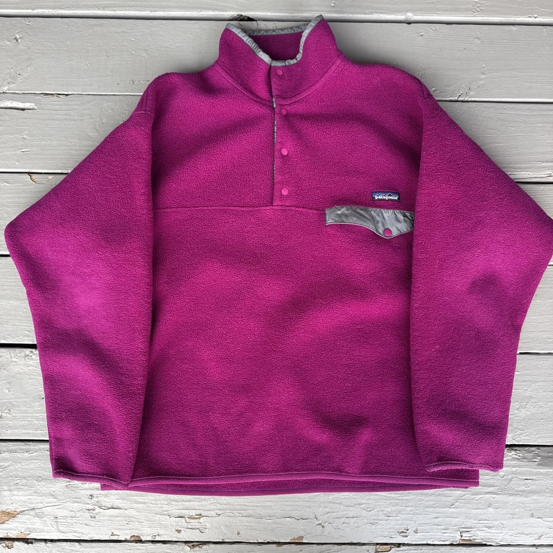  90s 파타고니아 신칠라 스냅-T 핑크 상품이미지1