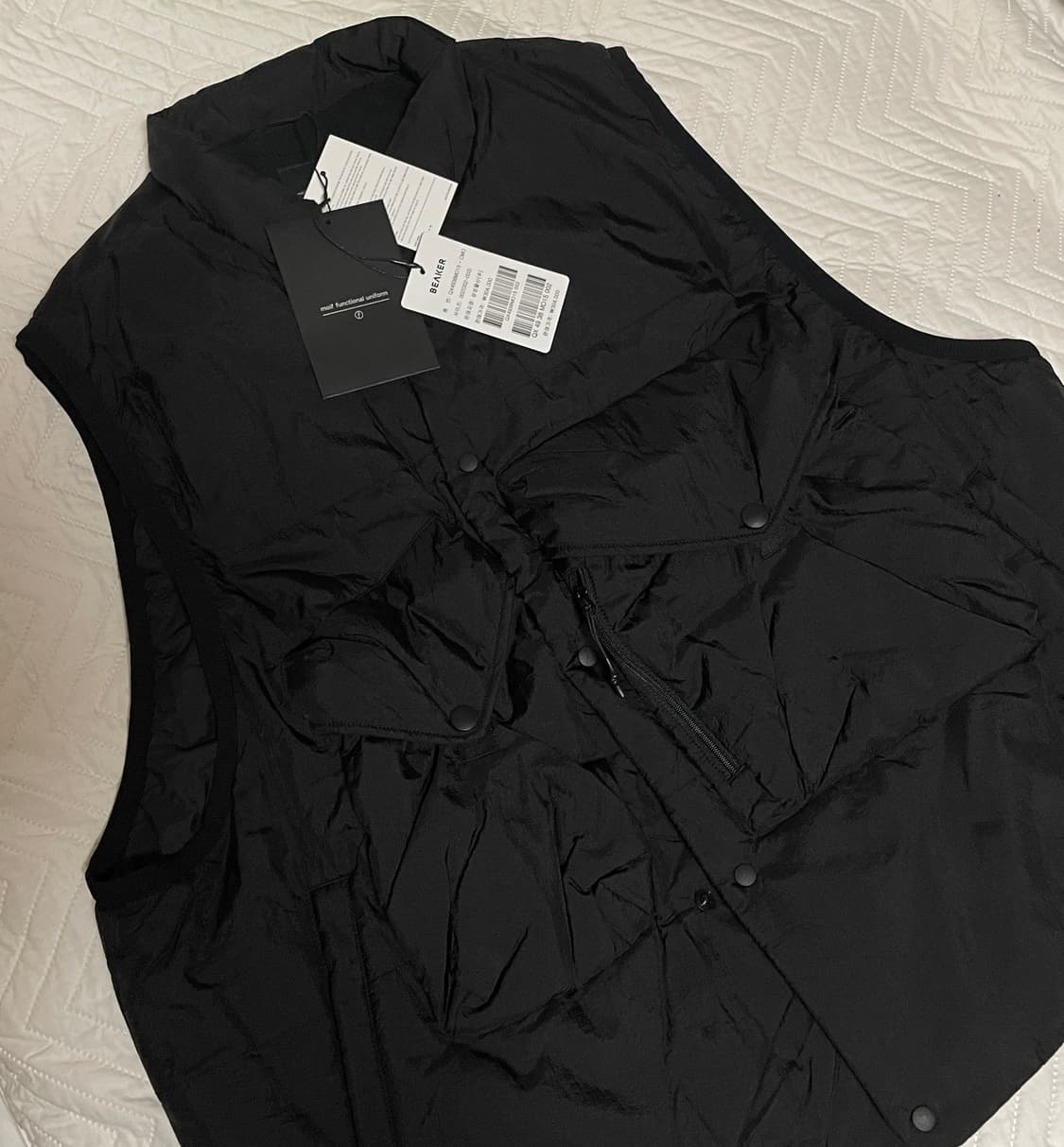 모이프 오버밀 베스트 블랙 OVER MIL VEST 상품이미지1