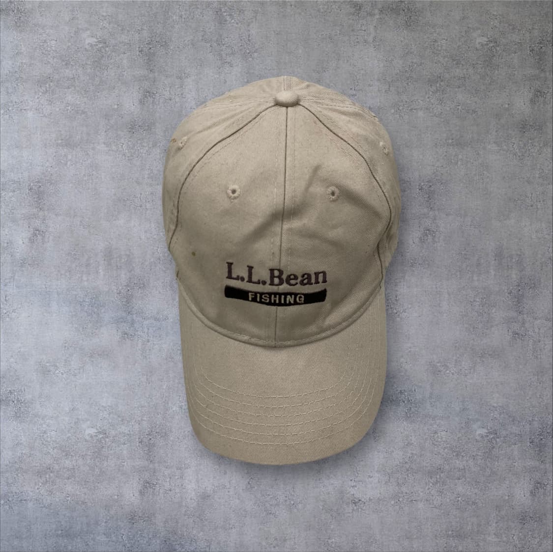 엘엘빈 스펠아웃 로고 베이지 볼캡 상품이미지1