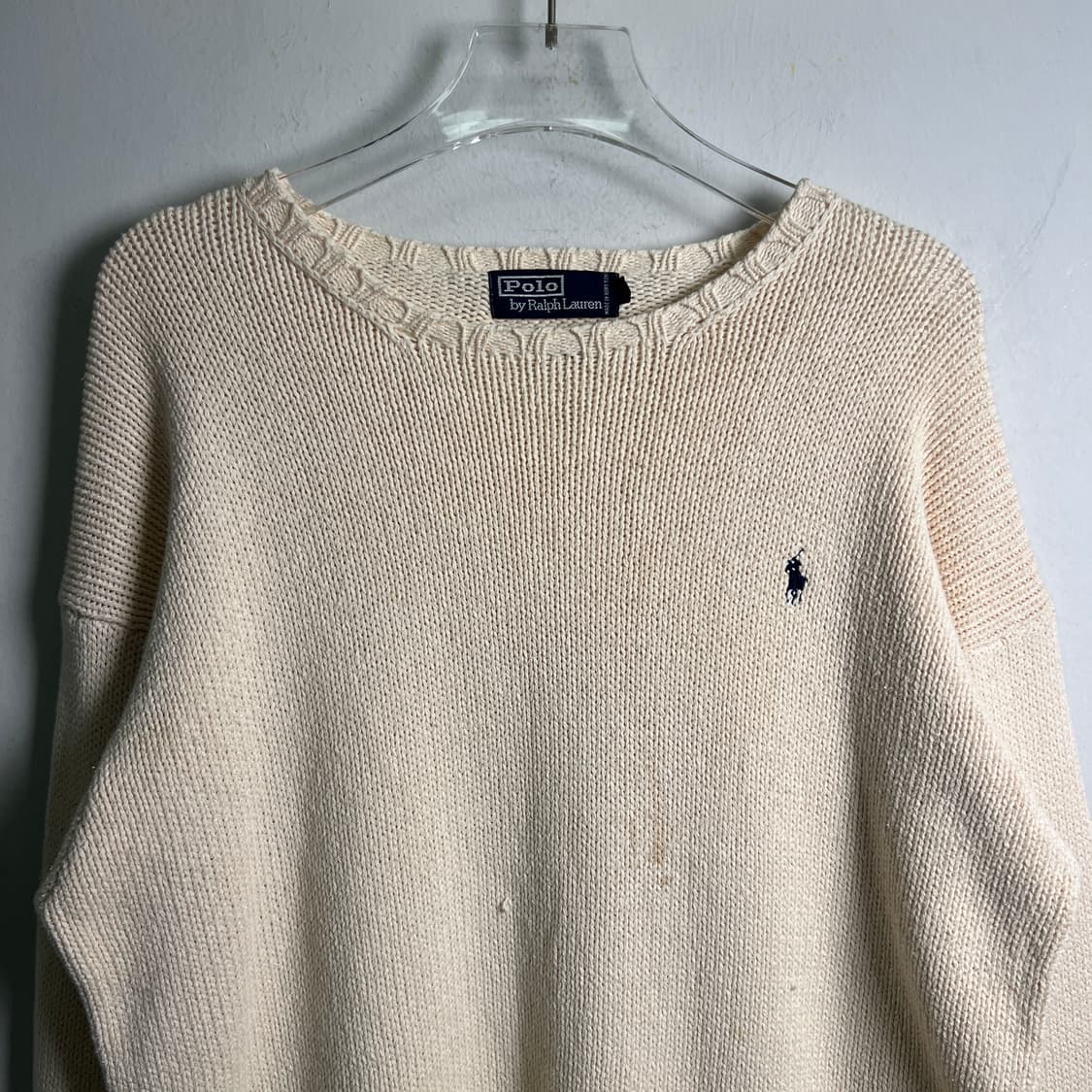 폴로 랄프로렌 코튼 니트 스웨터 L 상품이미지4