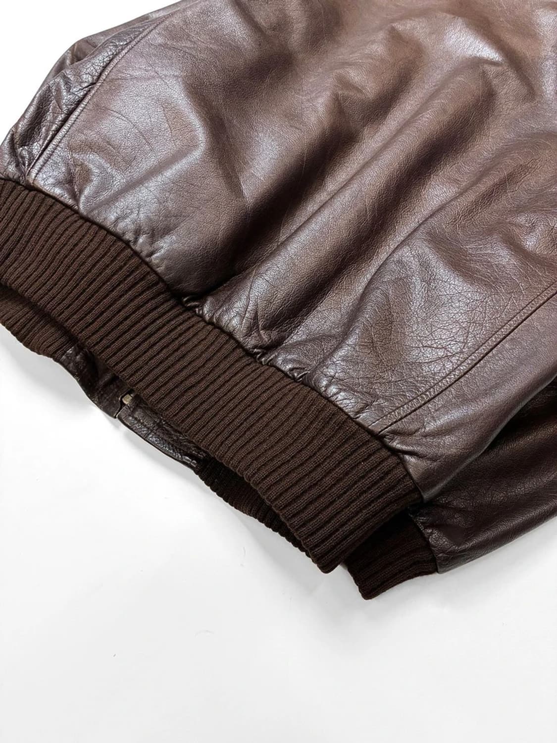 SPECIAL MEKE 90s 오륜기 소가죽 항공 자켓 PN5038 상품이미지7