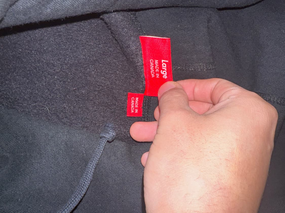 슈프림 박스로고 후드티 L 블랙 상품이미지2