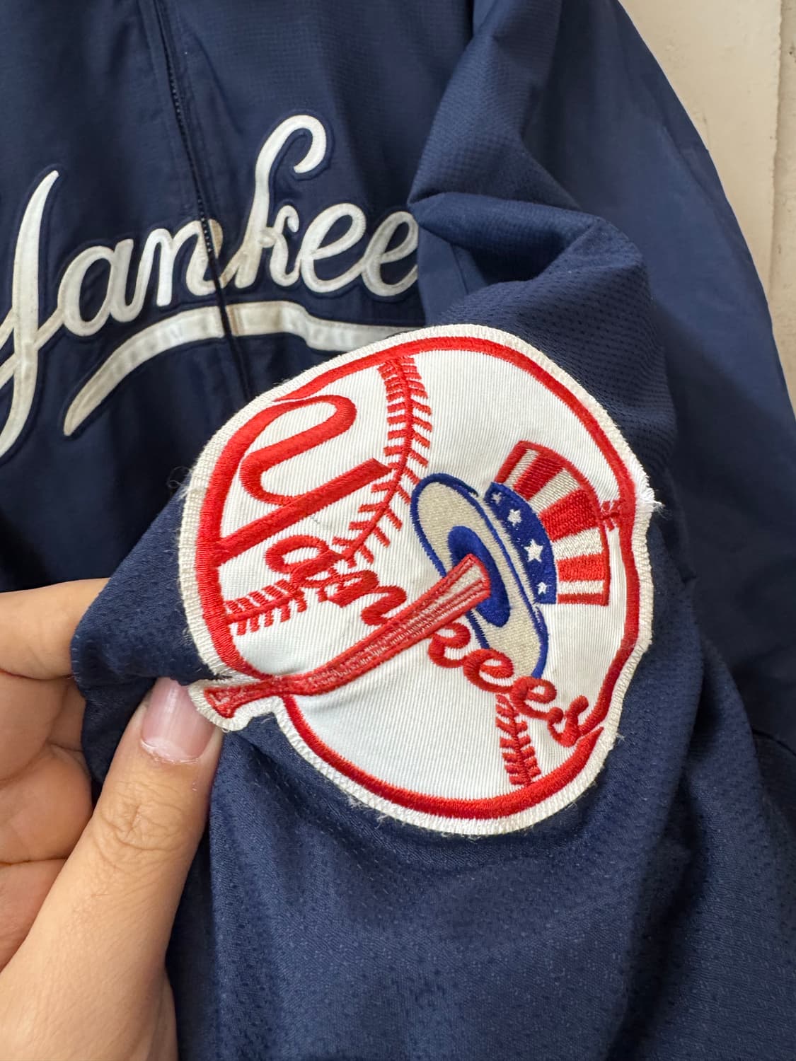 마제스틱 뉴욕 양키스 오왼 자켓 xl 상품이미지4