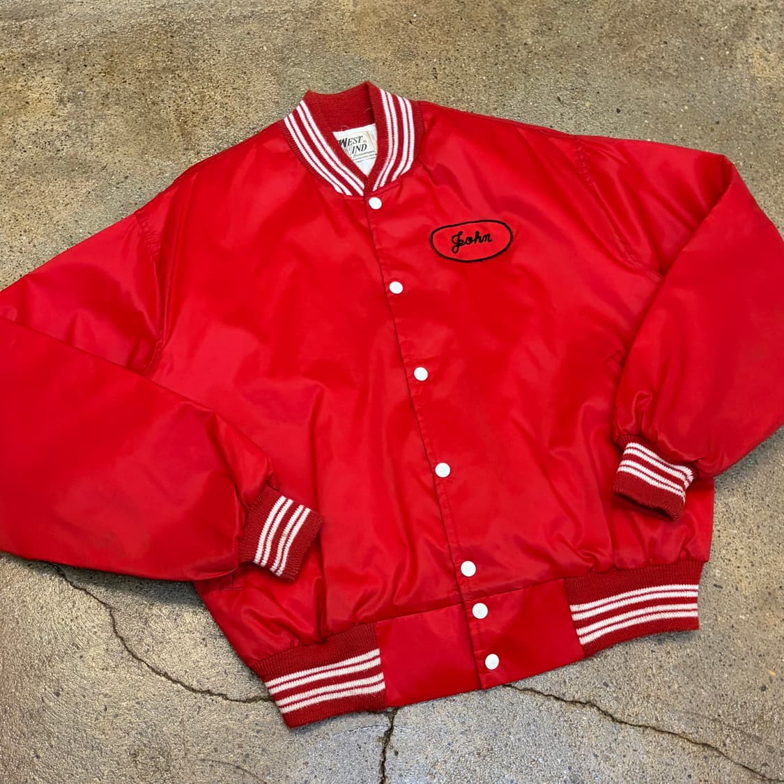 레어 90s 미국 빈티지 타이거 블루종 자켓 상품이미지6