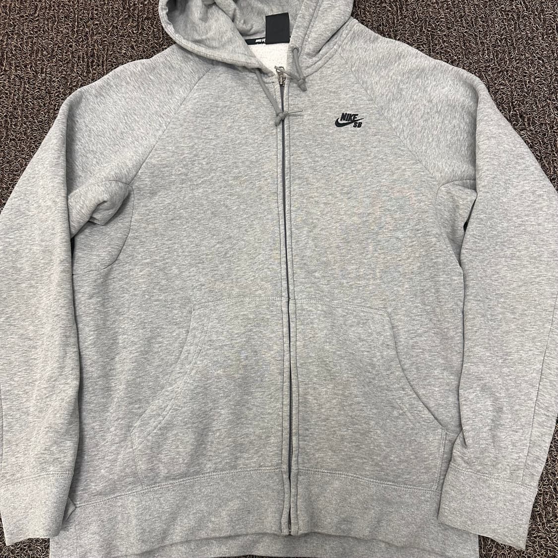 NIKE 나이키 기모 후드집업 그레이 M 상품이미지3