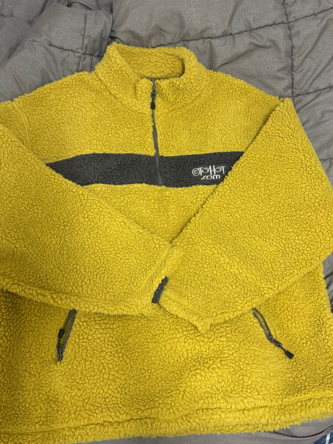 테켓 플리스 하프집업 상품이미지1