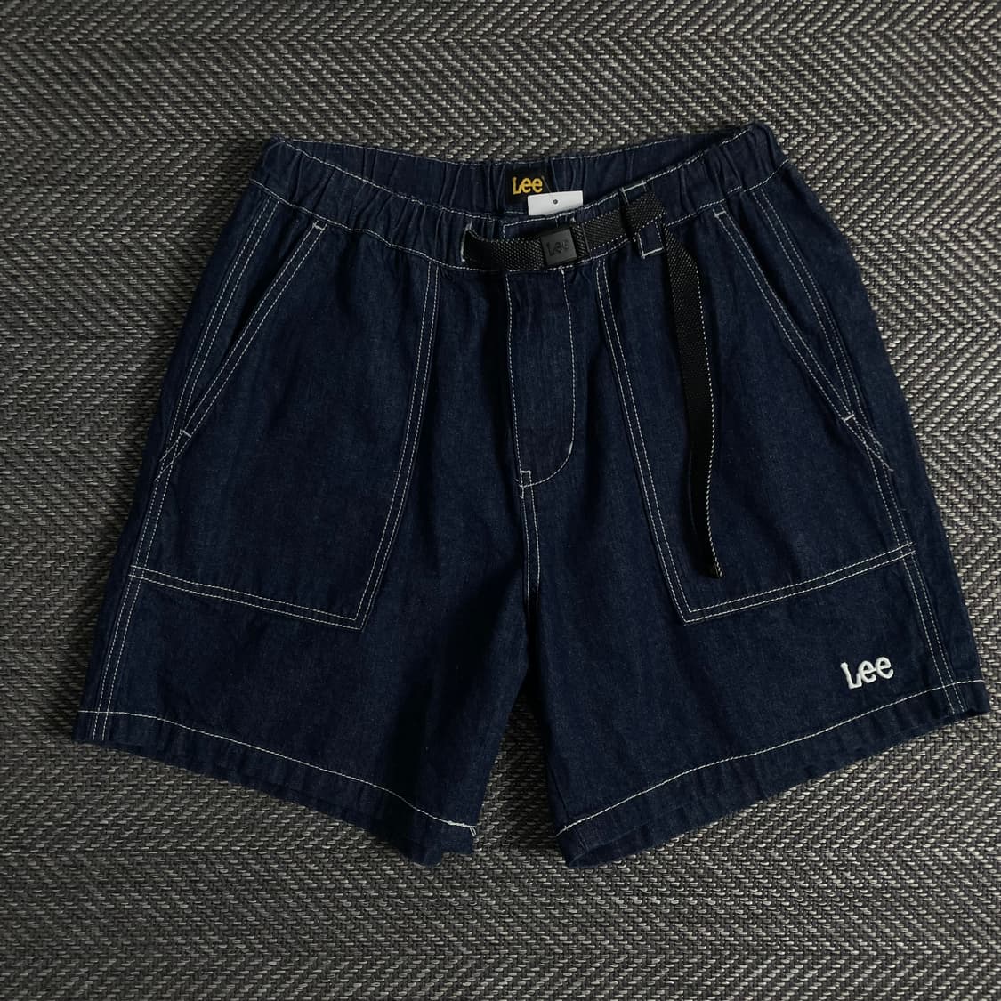 Lee 벨티드 데님 하프 팬츠o 3431 상품이미지1