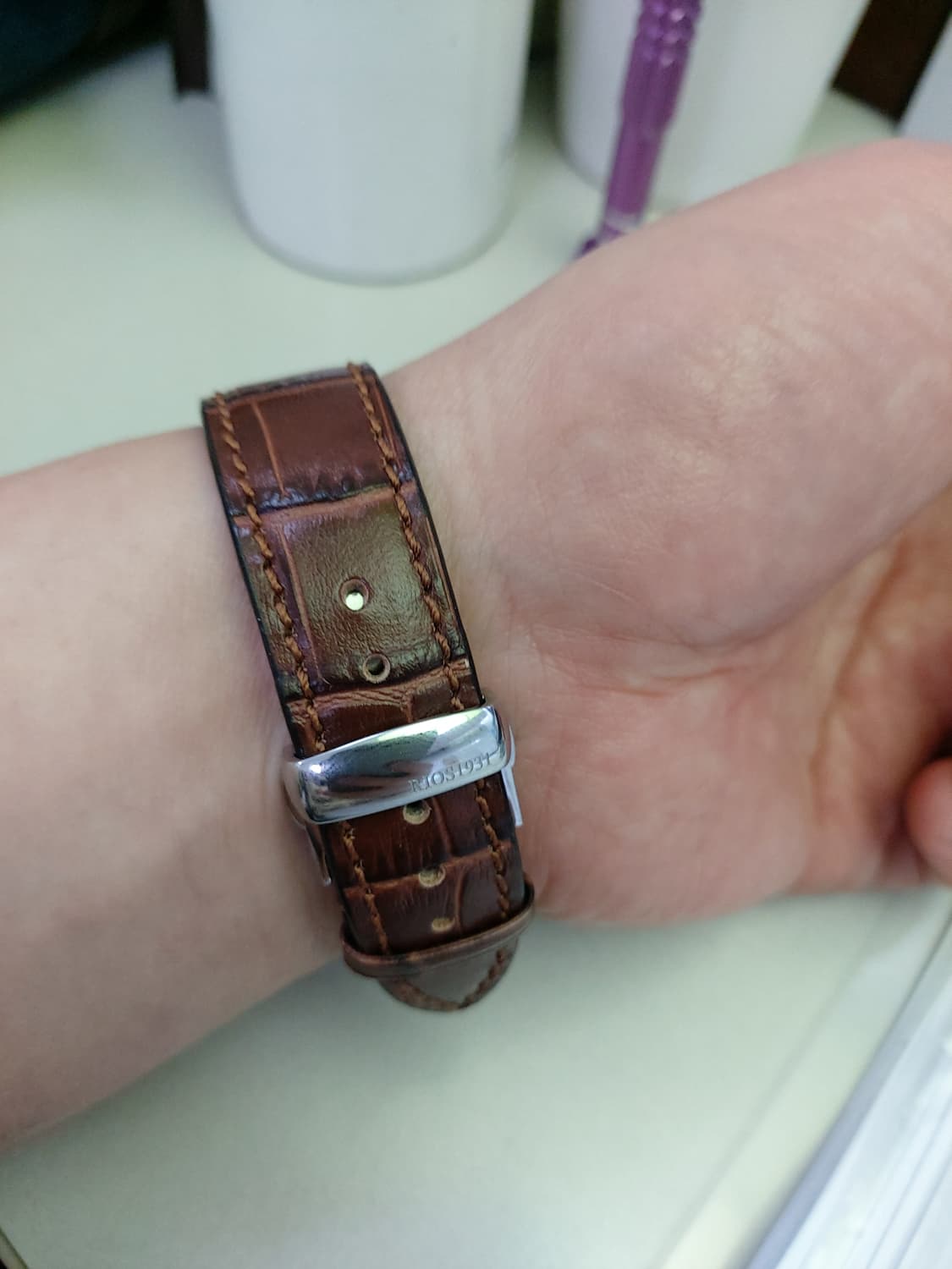 프레드릭 콘스탄트 남성 가죽 시계 상품이미지5