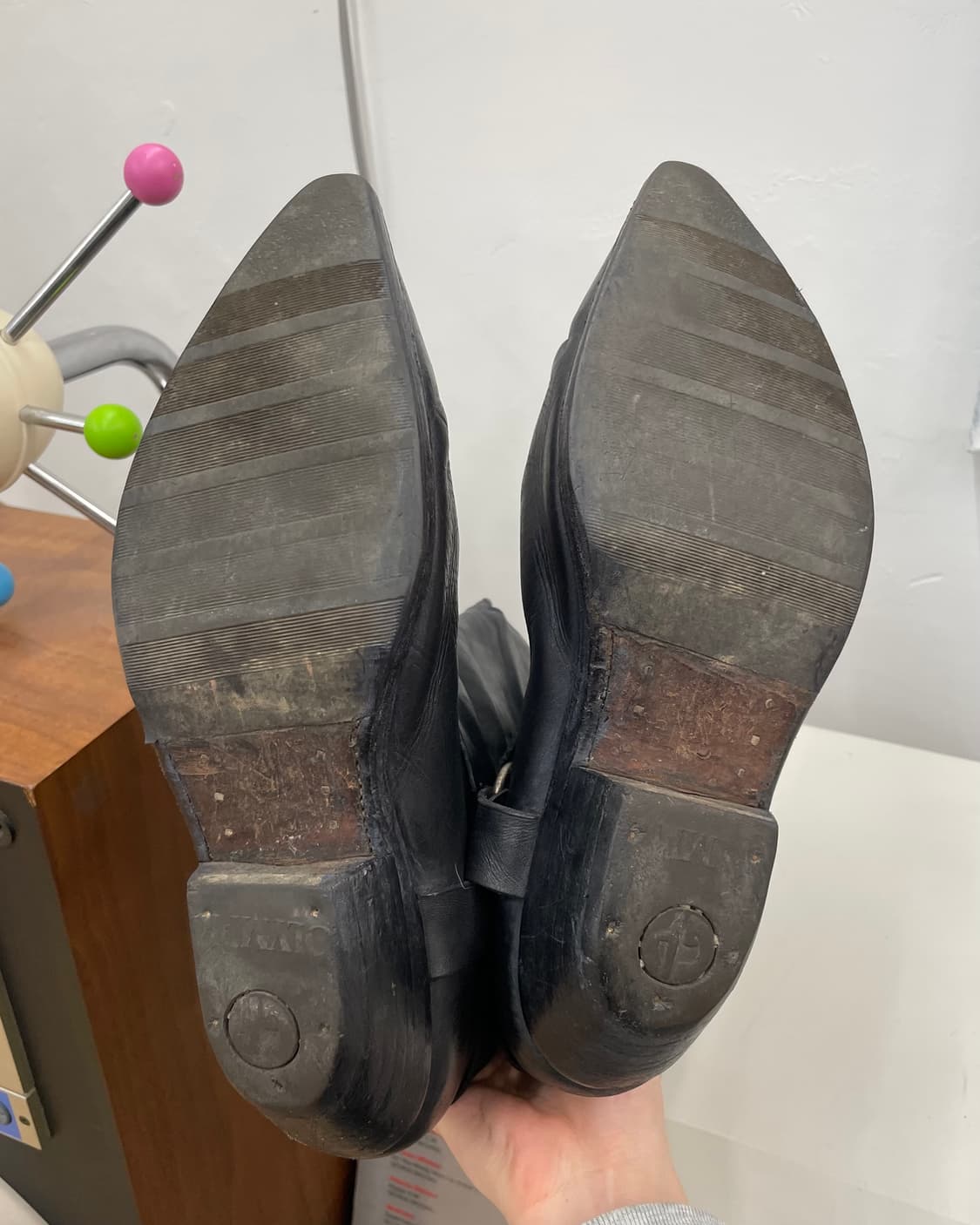 [270] 80-90s 레더 웨스턴 부츠 상품이미지9