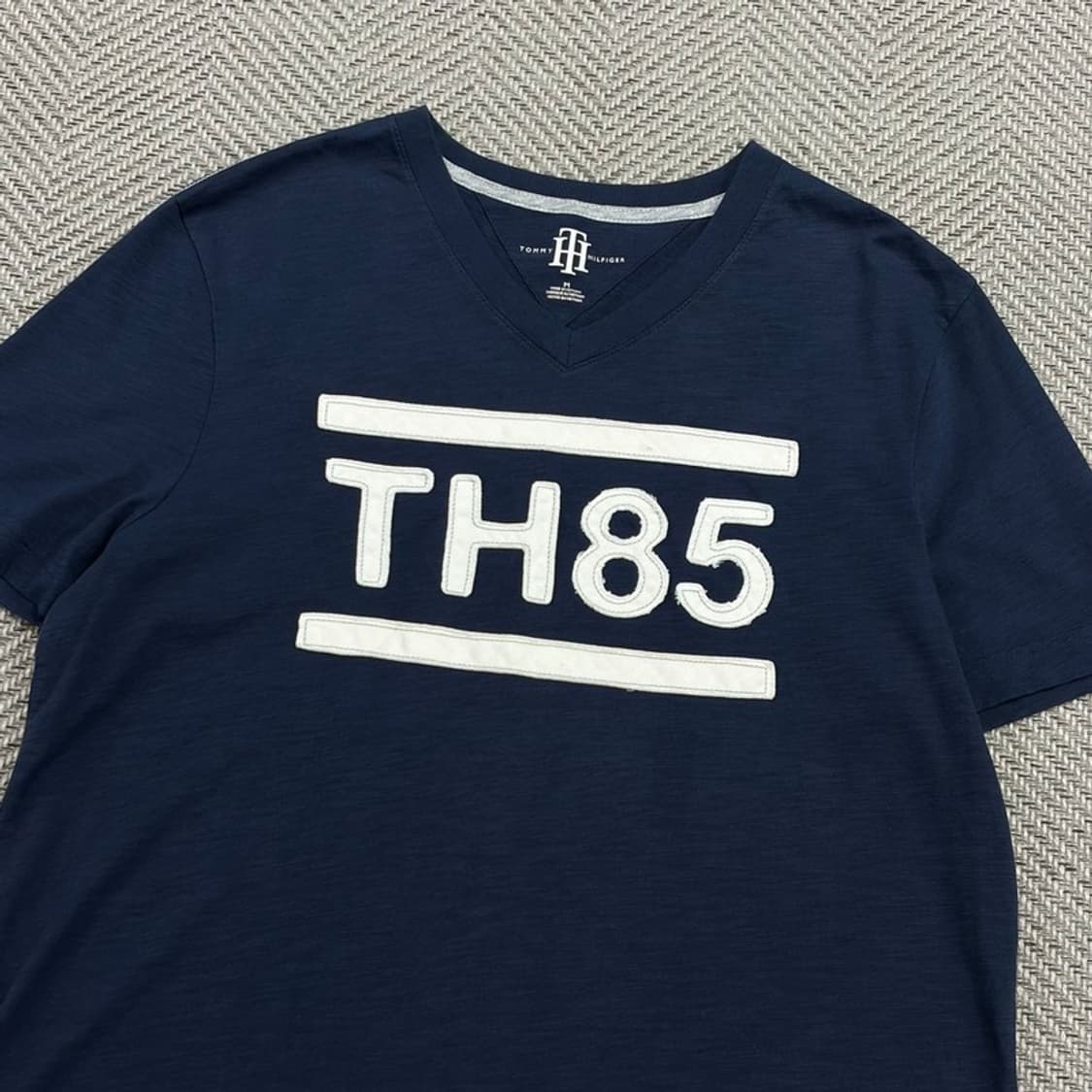 타미힐피거 아플리케 자수 티셔츠 v3122 상품이미지3